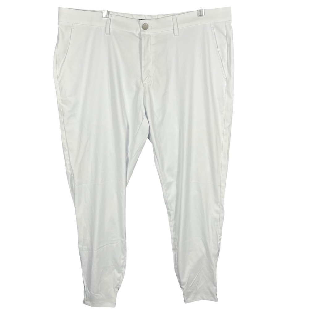 Primo Golf Joggers Men 40 Regular White Tapered Stretch Performance Pants